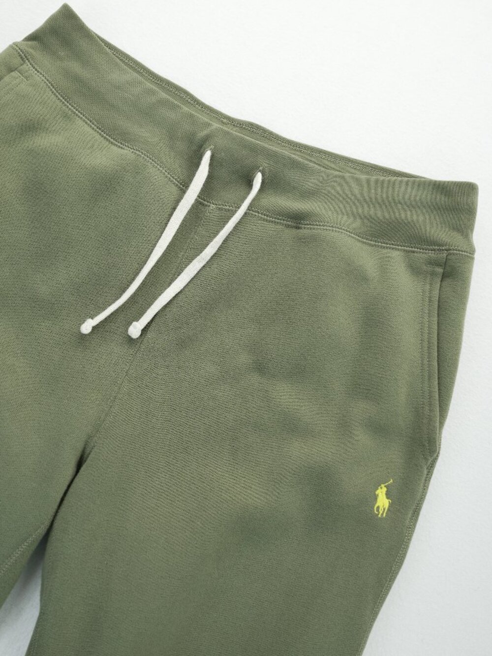 Polo Ralph Lauren Men's Medium Dark Sage Green Vintage Fleece‎ Sweatpants